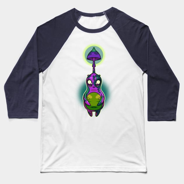 Shroom Sprite Baseball T-Shirt by ArtisticDyslexia